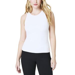 Spanx® Womens  Smoothing Jersey Racerback Tank Top, White